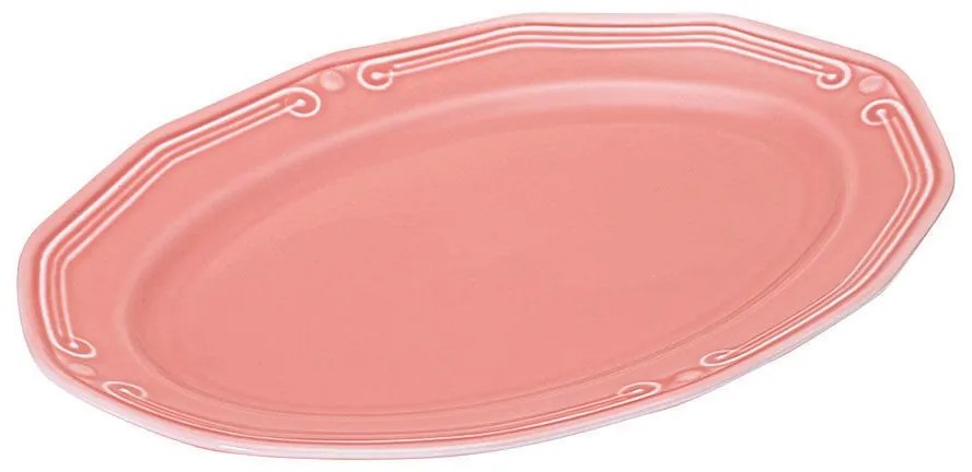 Estia 07-13585 Athenee Πιάτο Ρηχό από Πορσελάνη Ροζ, 25cm