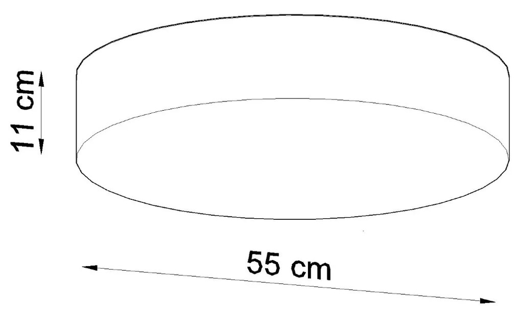 Sollux Φωτιστικό οροφής Arena 4,PVC, 4xE27/60w