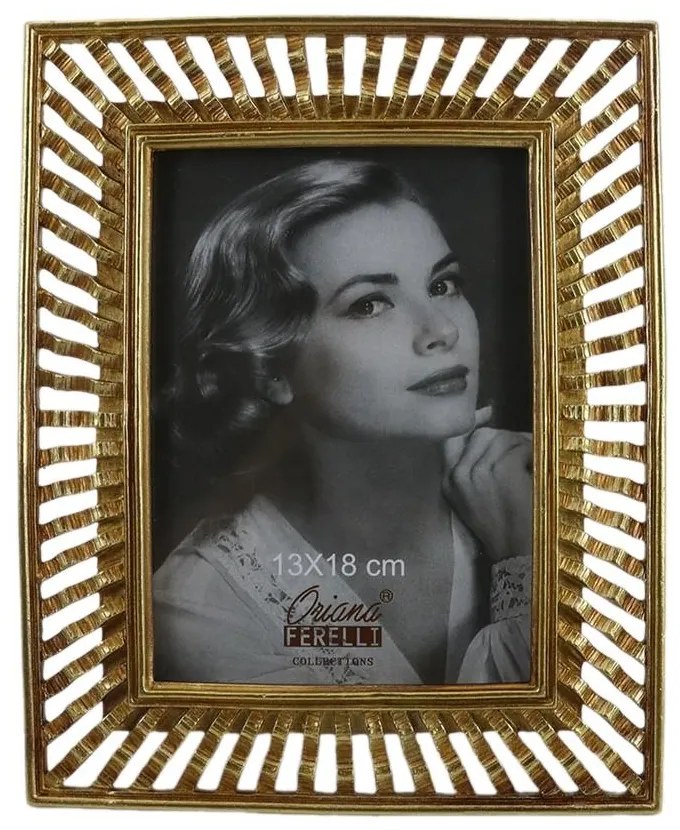 Κορνίζα Polyresin Χρυσή 13x18εκ. Oriana Ferelli® XL24059157