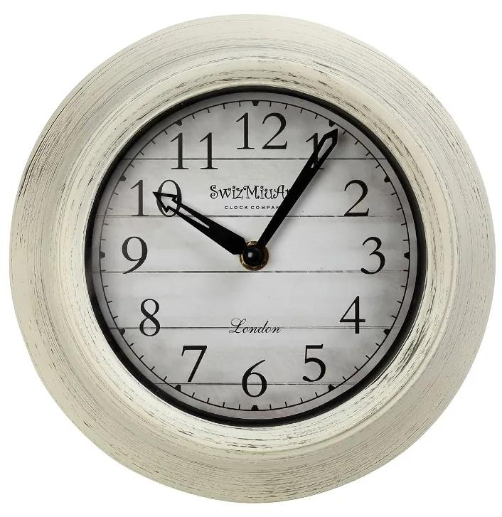 Ρολόι Τοίχου Polyresin Μπεζ ESPIEL 23,2x5,4x23,2εκ. ROL601