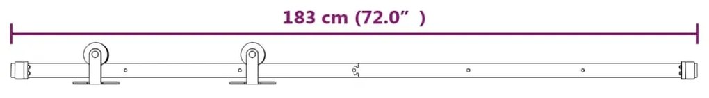 ΣΥΡΟΜΕΝΗ ΜΕΣΟΠΟΡΤΑ ΜΕ ΜΗΧΑΝΙΣΜΟ 70 X 210 ΕΚ. ΜΑΣΙΦ ΞΥΛΟ ΠΕΥΚΟΥ 3203090