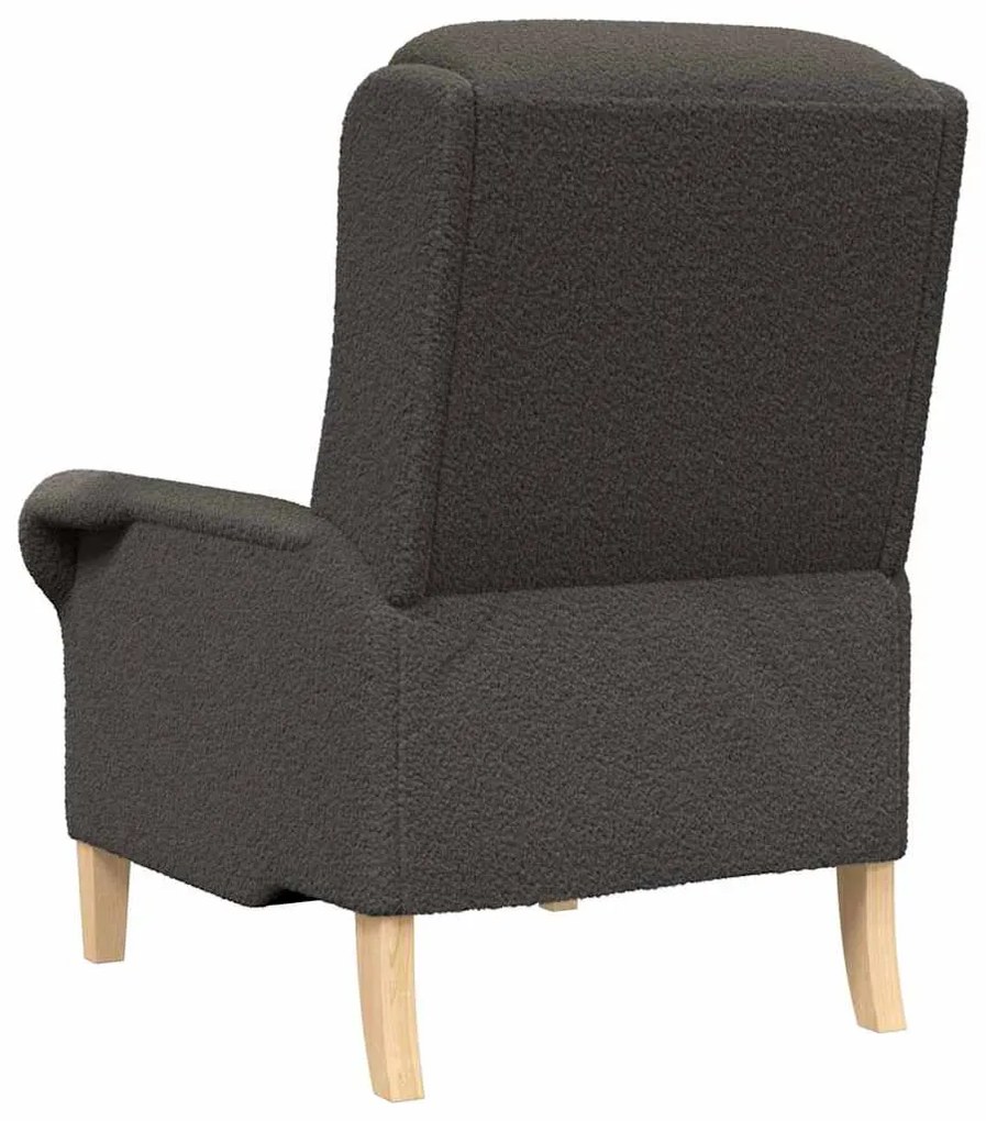 vidaXL Πολυθρόνα Σκούρο γκρι 76 x 94 x 102 εκ. ύφασμα