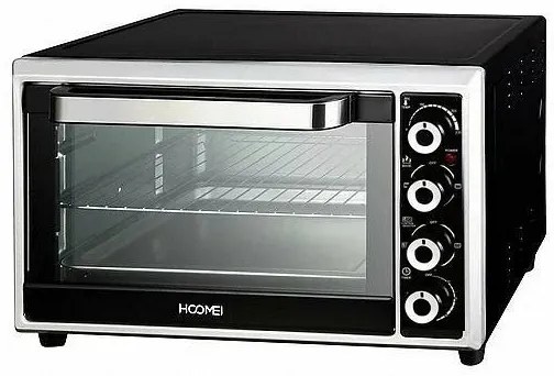 Ηλεκτρικό Φουρνάκι 38lt Χωρίς Εστίες 2000W Hoomei HM-5233 Μαύρο