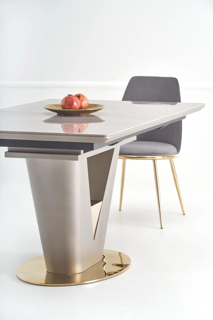 VALENTINO table light grey/gold DIOMMI V-CH-VALENTINO-ST