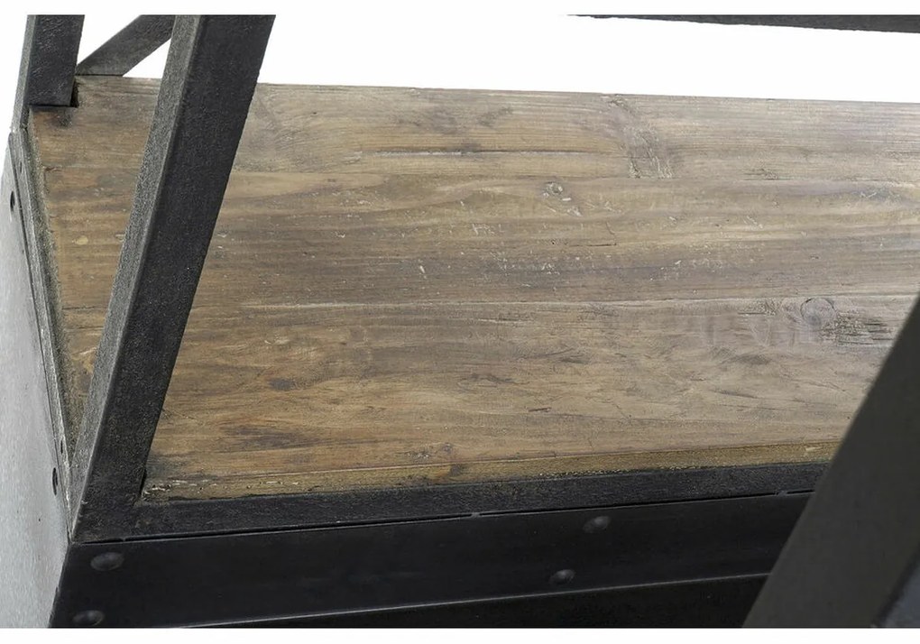 Βιβλιοπωλείο DKD Home Decor Μέταλλο Αλουμίνιο Τζίντζερ (160 x 45 x 243 cm)