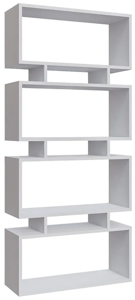 Βιβλιοθήκη Langdon 935CMN1116 72x25x161cm White