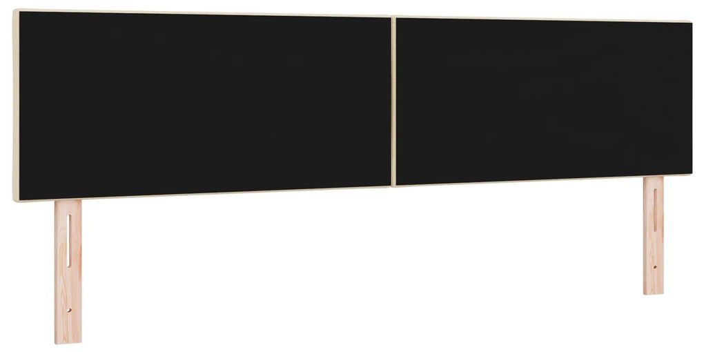 vidaXL Υφασμάτινο Κεφαλάρι Geometric με κεφαλάρι Κρεμ 180 cm ύφασμα