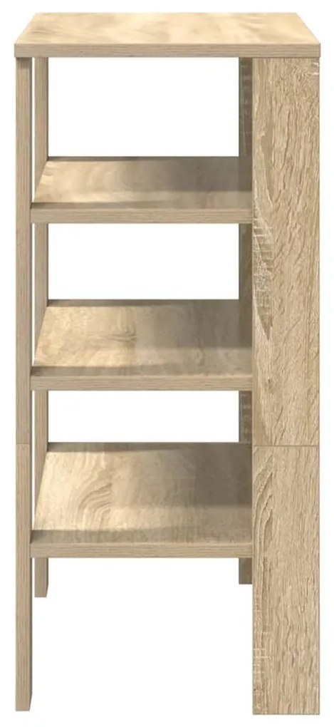 Ράφι παπουτσιών vidaXL Sonoma Oak 61x32x70 cm Κατασκευασμένο ξύλο