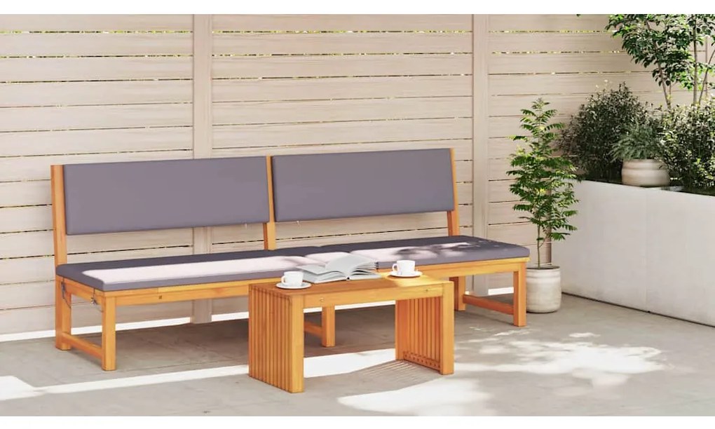 vidaXL Τραπεζάκι σαλονιού Καφέ 70 x 35 x 35 cm Μασίφ ξύλο ακακίας
