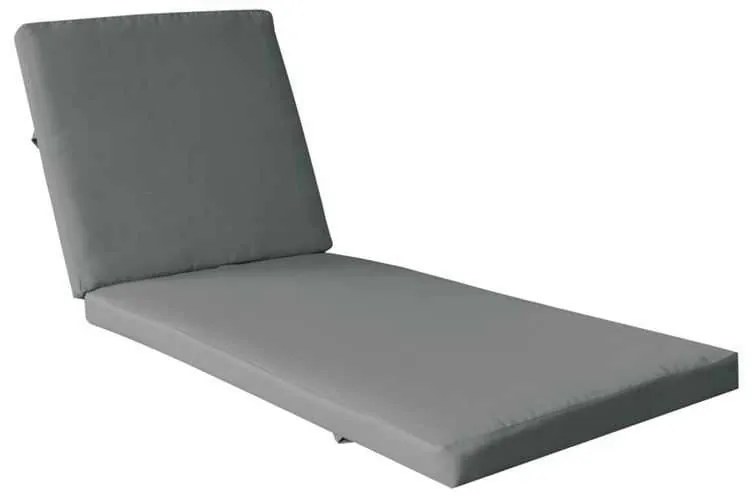 Μαξιλάρι ξαπλώστρας Verano 208(76+132)x69/8 Ύφ.Water Repellent Velcro Γκρι