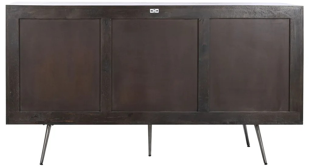Σκευοθήκη DKD Home Decor Λευκό Σκούρο καφέ Ξύλο από Μάνγκο 150 x 43 x 80 cm