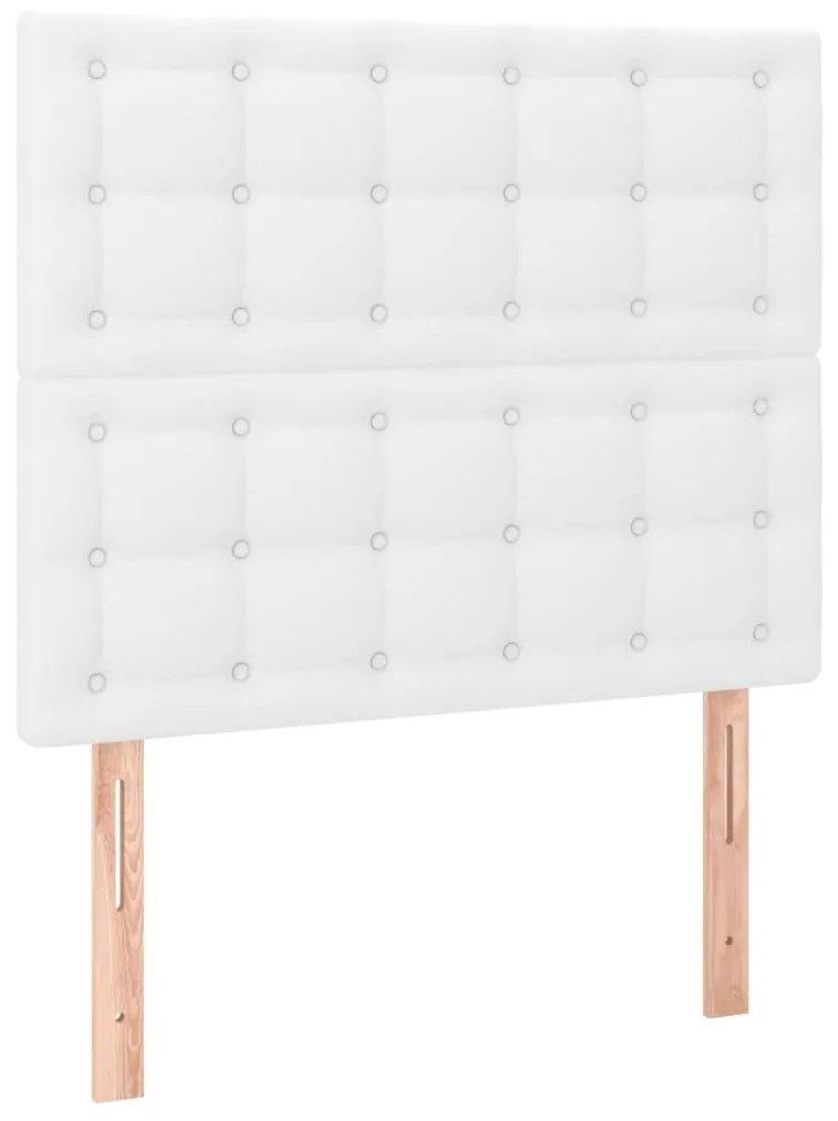 Κεφαλάρι Κρεβατιού LED Λευκό 100x5x118/128 εκ 3122509