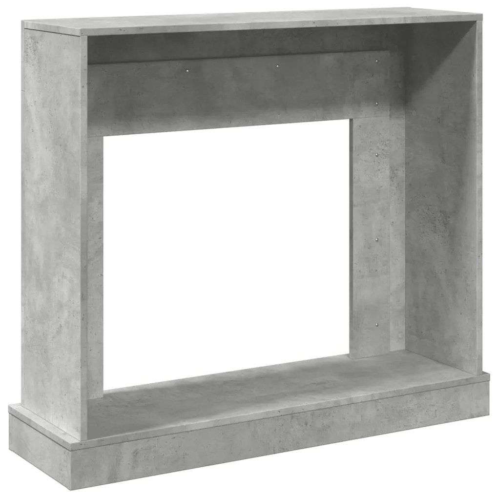 vidaXL Πλαίσιο Τζακιού Γκρι Σκυρ. 100x30x87,5 εκ. από Επεξ. Ξύλο