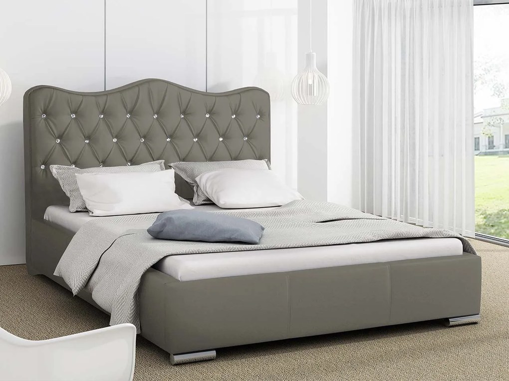 Επενδυμένο κρεβάτι Santorini-Staxti-140 x 200