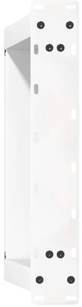 vidaXL Πόδια Τραπεζιού Σαλονιού σε Σχήμα U 2 τεμ. Λευκά 70x(42-43) εκ. Ατσάλι