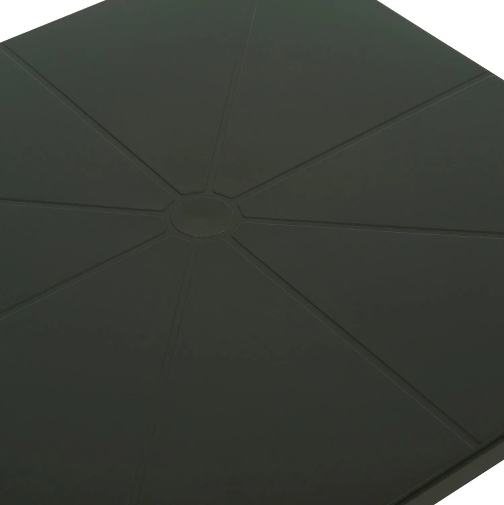 ΤΡΑΠΕΖΙ ΠΟΛΥΠΡΟΠΥΛΕΝΙΟΥ ΤΕΤΡΑΓΩΝΟ TERRIN  DARK OLIVE 60,5x60,5x76,5Υεκ.