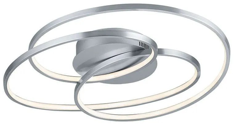 Φωτιστικό Οροφής - Πλαφονιέρα Led Gale 673916007 60x43cm Nickel Trio Lighting Metal