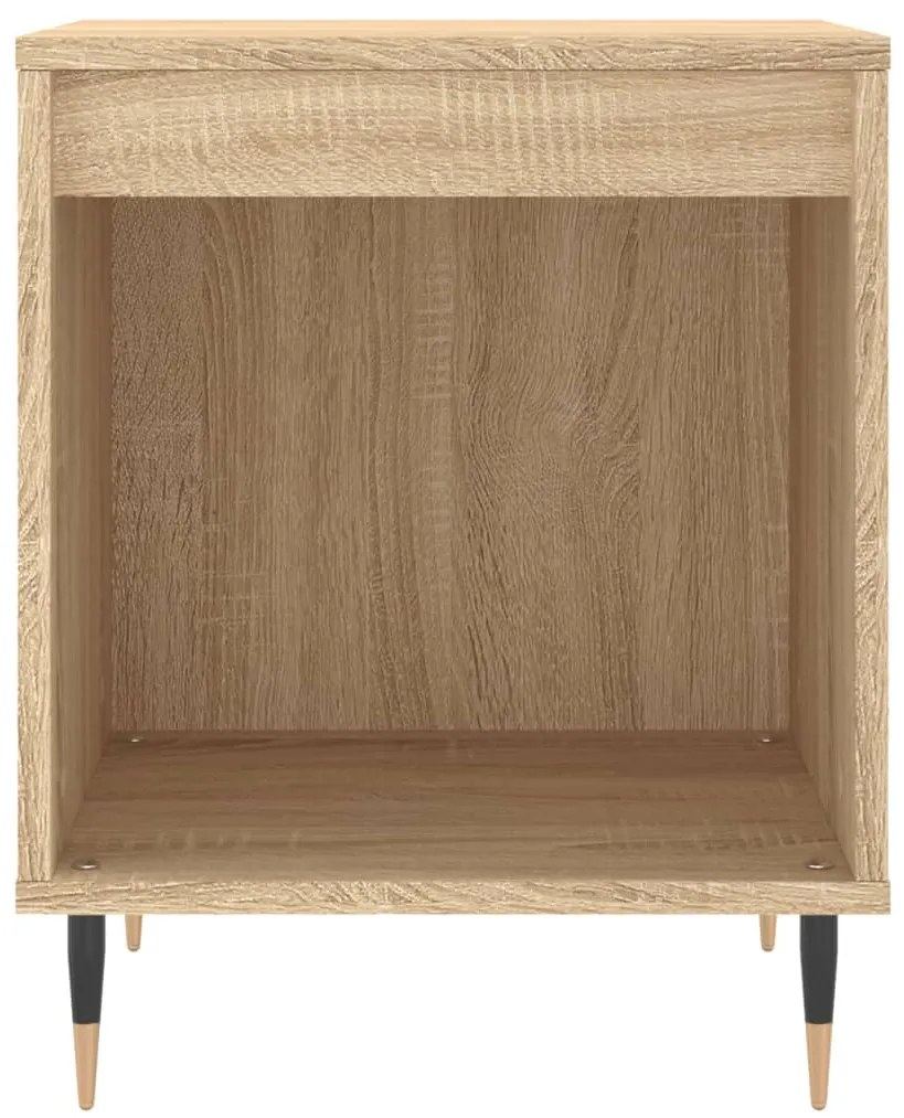 vidaXL Κομοδίνα 2 τεμ. Sonoma Δρυς 40 x 35 x 50 εκ. από Επεξεργ. Ξύλο