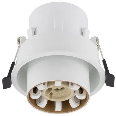 Σποτ Φωτιστικό Χωνευτό Στρογγυλό GU10 10W IP20 Mono Slide Nowodvorski-10797-Λευκό-Χρυσό 10797