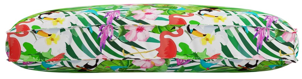 vidaXL Μαξιλάρι παλέτας για κάθισμα Floral Πολύχρωμο 120 x 80 x 12 cm