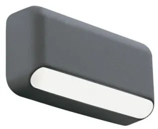 Απλίκα Φωτιστικό Τοίχου LED 3W IP65 3000K Seren Viokef 4309301 Ανθρακί