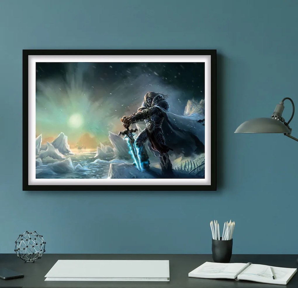 Πόστερ &amp; Κάδρο Arthas Menethil Lich King GM048 21x30cm Εκτύπωση Πόστερ (χωρίς κάδρο)