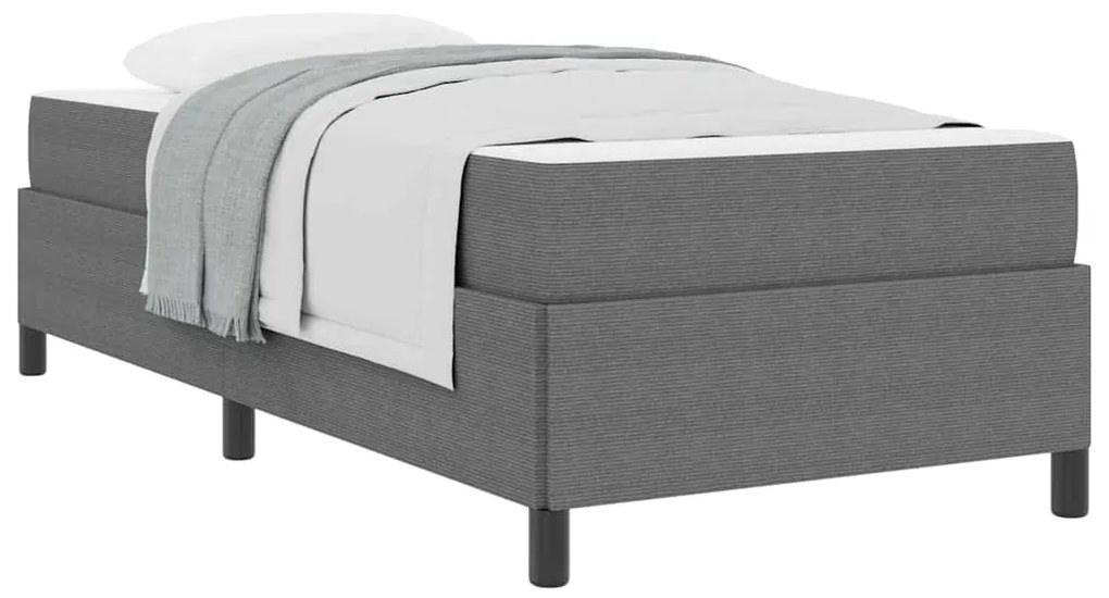 vidaXL Σκελετός Κρεβατιού Ανοιχτό γκρι 80 x 200 cm Βελούδο
