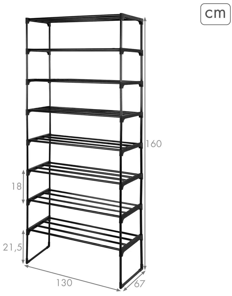 Ράφι παλτών Max Home Μέταλλο (x2)