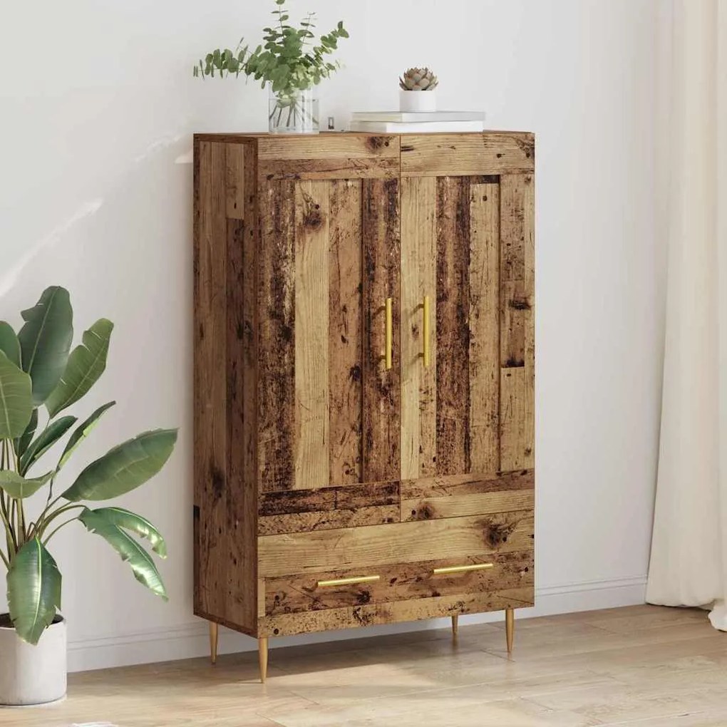 Highboard Παλιό Ξύλο 69,5 x 31 x 115 εκ. Επεξεργασμένο ξύλο
