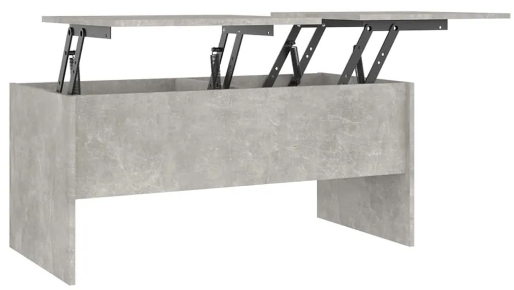 vidaXL Τραπεζάκι Σαλονιού Γκρι Σκυρ. 102x50,5x46,5 εκ. Επεξεργ. Ξύλο