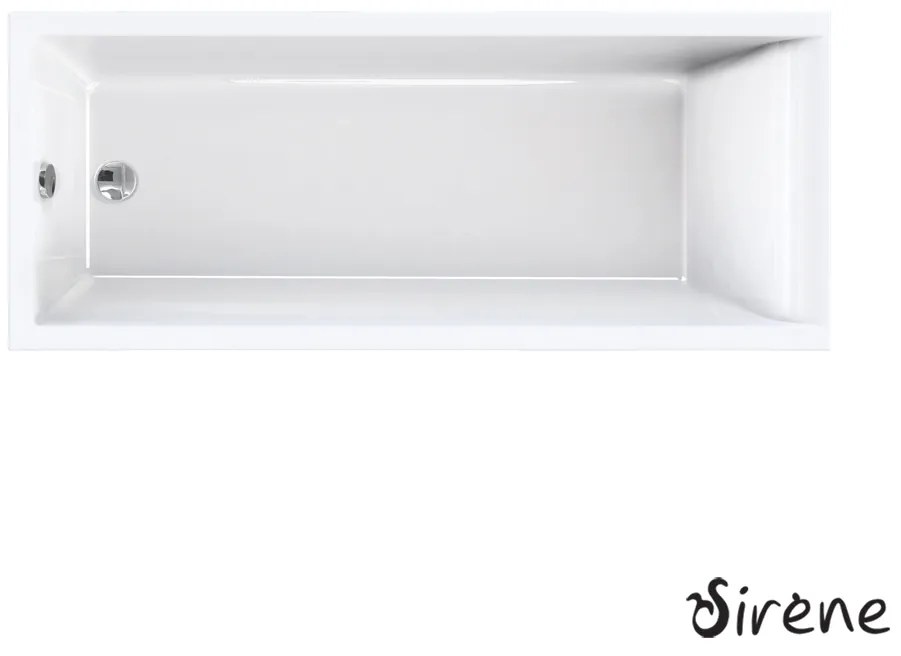 Μπανιέρα Ακρυλική 120*70 εκ. Sirene Clarissa CLA12070