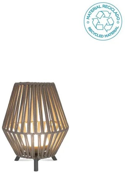 Επιτραπέζιο Φωτιστικό LED IP54 3000K Conta LUMCNT030SXWLNW New Garden-LUMCNT030SXWLNW-Γκρι LUMCNT030SXWLNW