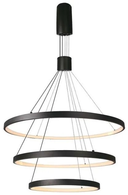 Κρεμαστό Φωτιστικό Οροφής LED 46W 230V 4900lm IP20 Dimmable Θερμό Λευκό Μαύρο 15345 VTAC-15345-Μαύρο 15345