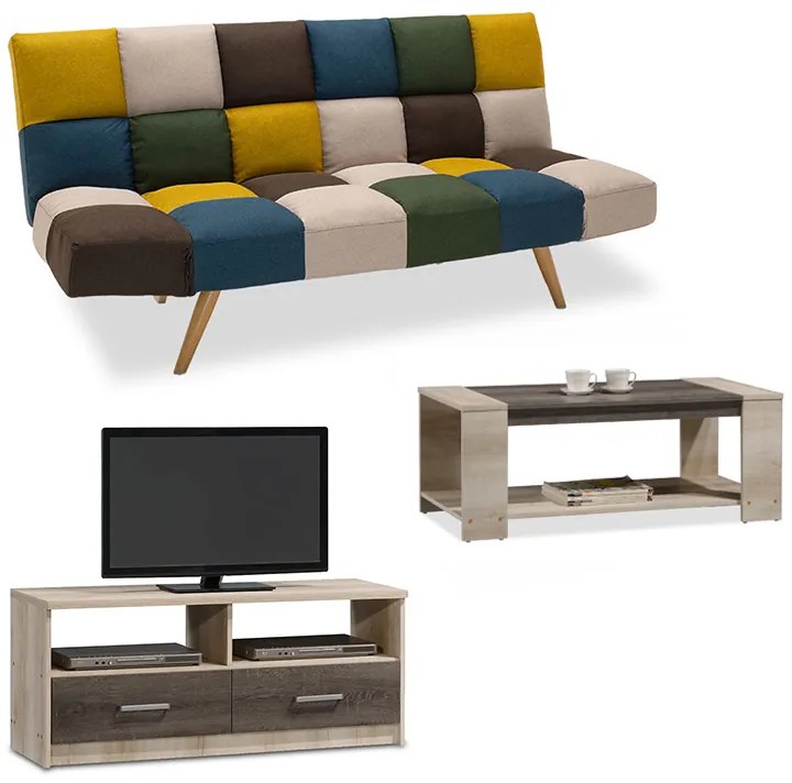 Intrahome Φοιτητικό πακέτο επίπλων σαλονιού Lounge 3 Intrahome σετ 3 τμχ | SKU: INTRAPA-311111842
