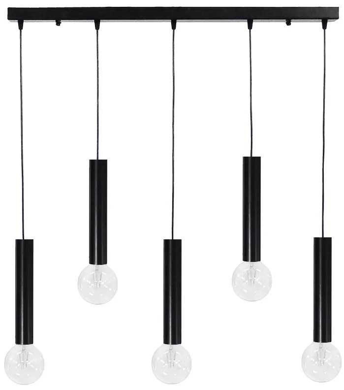 Φωτιστικό Οροφής Πολύφωτο Heronia Minimal 34-0204 Black