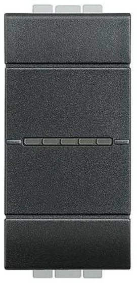 Διακόπτης 1 Στοιχείου 10Α Γραφίτης Bticino Axial L4051AN Legrand-L4051AN-Ανθρακί L4051AN