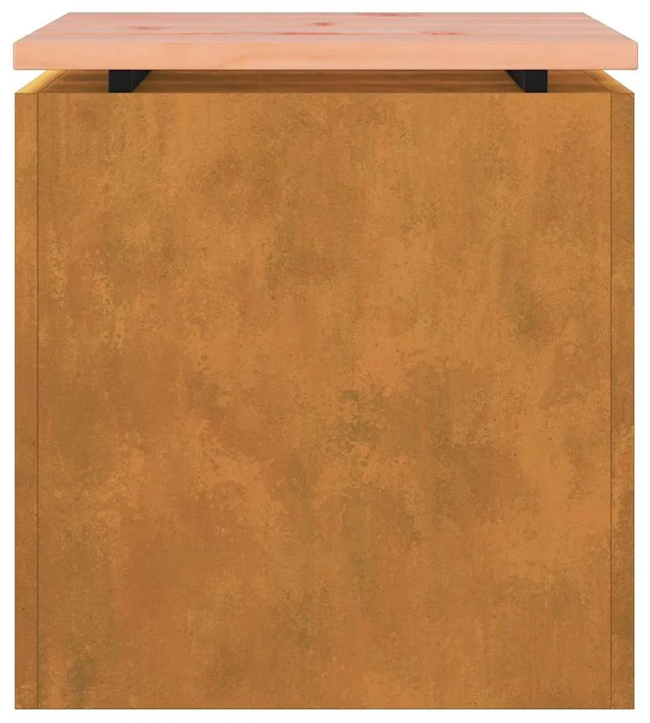 vidaXL Παγκάκι κήπου Σκ rusty 40 x 40 x 43 cm