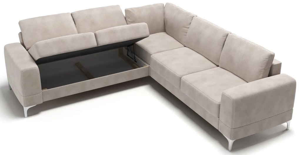 Γωνιακός καναπές Radial Max-Prasino-Δεξιά