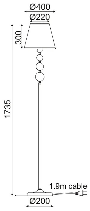 ΔΑΠΕΔΟΥ ΚΡΥΣΤΑΛΛΟ ΑΣΗΜΙ ΚΑΠΕΛΟ 1ΧΕ27 EVITA - AD90041F - AD90041F