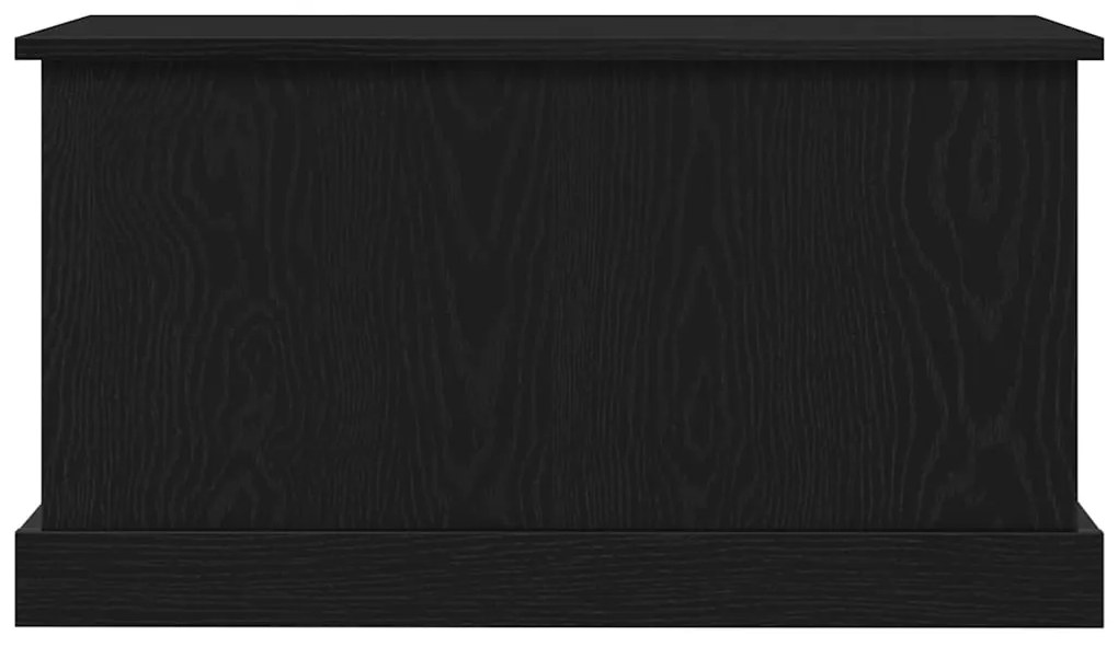 vidaXL Κουτί αποθήκευσης Μαύρη δρυς 70 x 40 x 28 εκ Επεξεργασμένο ξύλο