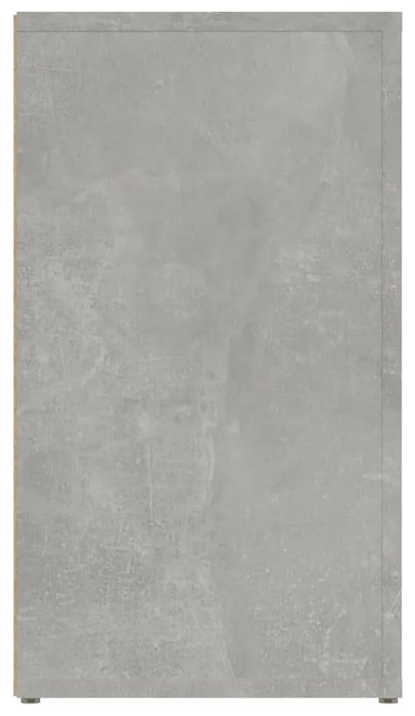 vidaXL Ντουλάπι Γκρι Σκυροδέματος 80x30x54 εκ. Επεξεργασμένο Ξύλο