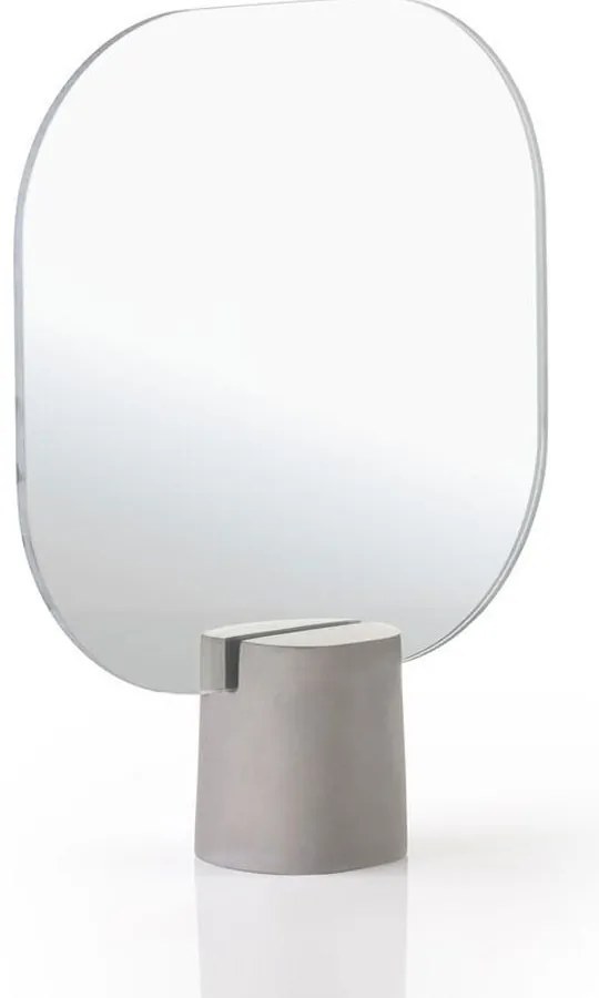 Καθρέπτης Επιτραπέζιος Time 30746 Με Τσιμεντένια Βάση 20x6x26,5cm Concrete Zone Denmark Τσιμέντο