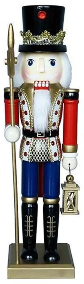 Διακοσμητικός Καρυοθραύστης Με Φανάρι 600-44837 35cm Multi