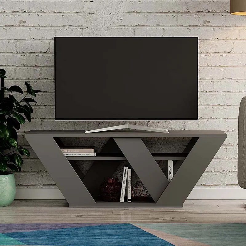 ΕΠΙΠΛΟ ΤΗΛΕΟΡΑΣΗΣ PIPRALLA MEGAPAP ΧΡΩΜΑ ΑΝΘΡΑΚΙ 110X30X40ΕΚ.