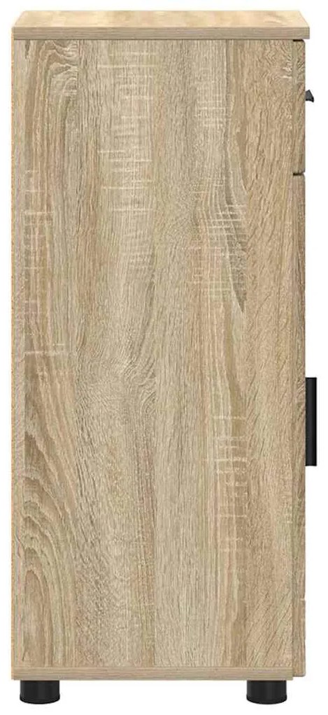 vidaXL Ντουλάπι Μπάνιου Sonoma Δρυς 30 x 35 x 80 εκ Επεξεργασμένο ξύλο
