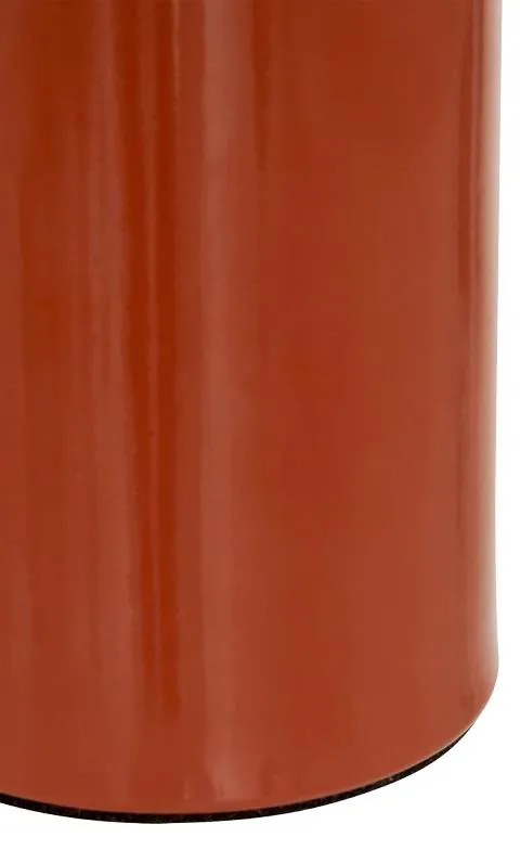 Επιτραπέζιο φωτιστικό Mushi μέταλλο σε terracotta απόχρωση Φ20x24,5εκ 20x20x24.5 εκ.