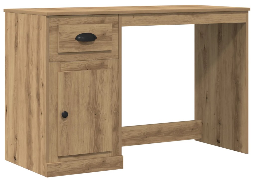 vidaXL γραφείο με αποθηκευτικά χώρο Artisan Oak 50x115x75 εκ Επεξεργασμένο ξύλο
