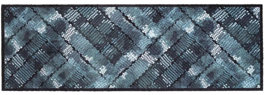 Χαλάκι Κουζίνας Prestige XXL 008 Texture 50X150cm Blue Sdim 50Χ150 Polyamide