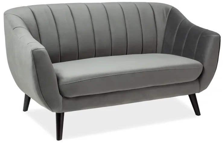 SOFA ELITE 2 VELVET BEŻ BLUVEL 28 / WENGE