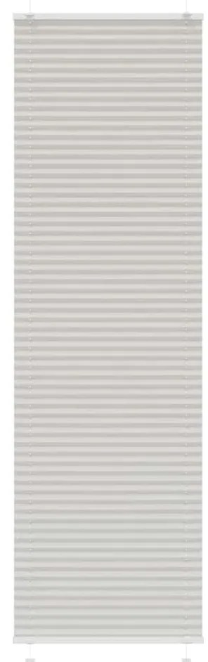 vidaXL Πλισέ περσίδα ανοιχτό γκρι 60x200 cm Πλάτος υφάσματος 59,4 cm